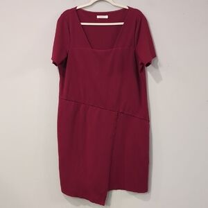 Finery Falkland Dress in‎ Burgandy Red size 12